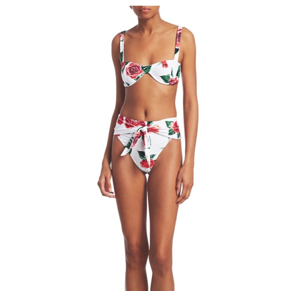 NEW Onia X WeWoreWhat Corset Underwire Bikini Set